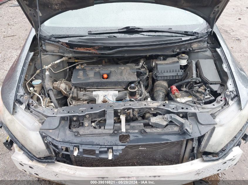 2012 Honda Civic Lx VIN: 2HGFB2F57CH332926 Lot: 39516821