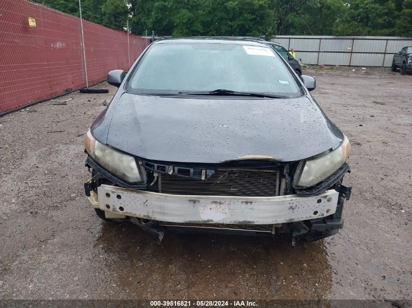 2012 Honda Civic Lx VIN: 2HGFB2F57CH332926 Lot: 39516821