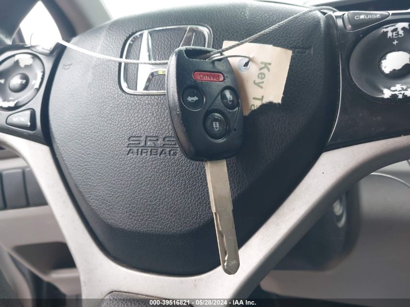 2012 Honda Civic Lx VIN: 2HGFB2F57CH332926 Lot: 39516821