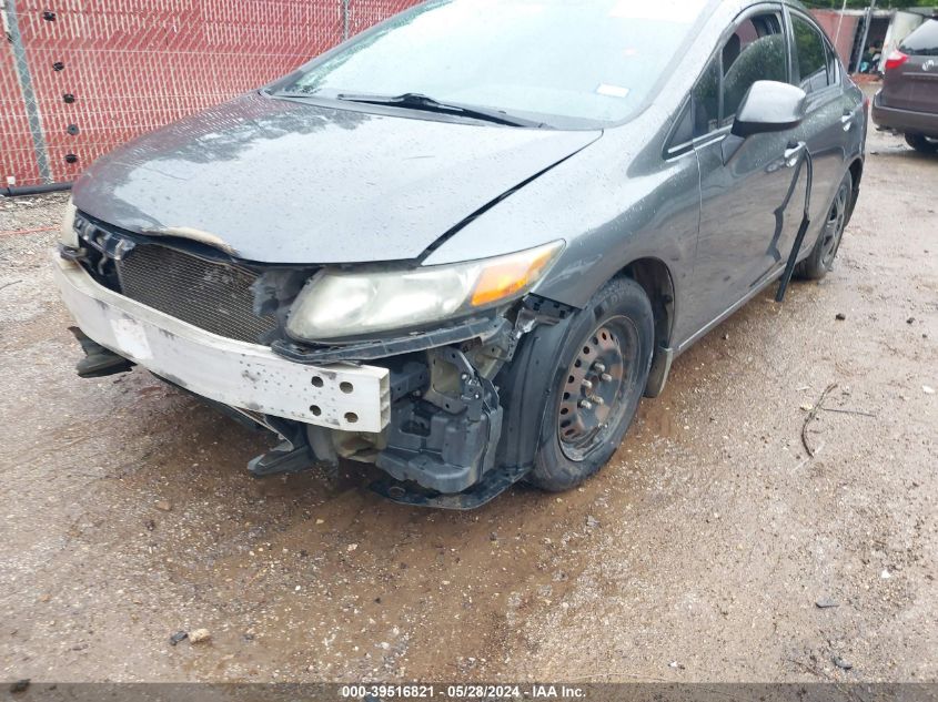 2012 Honda Civic Lx VIN: 2HGFB2F57CH332926 Lot: 39516821