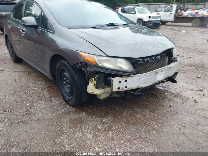 2012 Honda Civic Lx VIN: 2HGFB2F57CH332926 Lot: 39516821