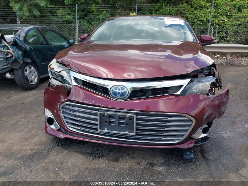 2014 Toyota Avalon Hybrid Limited VIN: 4T1BD1EB5EU035142 Lot: 39516824