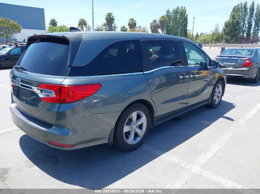 2018 Honda Odyssey Ex-L VIN: 5FNRL6H71JB096744 Lot: 39516831