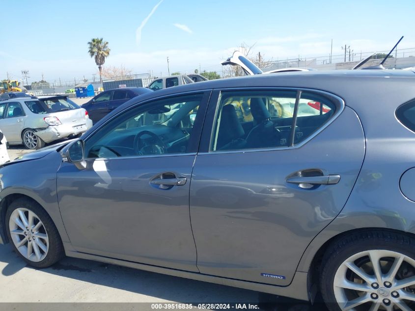 2013 Lexus Ct 200H VIN: JTHKD5BH1D2149829 Lot: 39516835