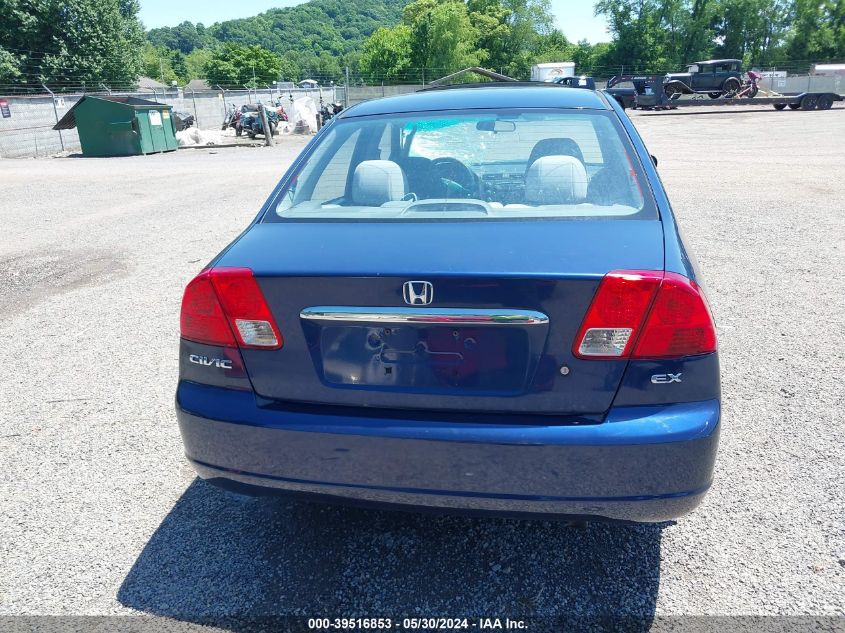 2003 Honda Civic Ex VIN: 1HGES267X3L036282 Lot: 39516853