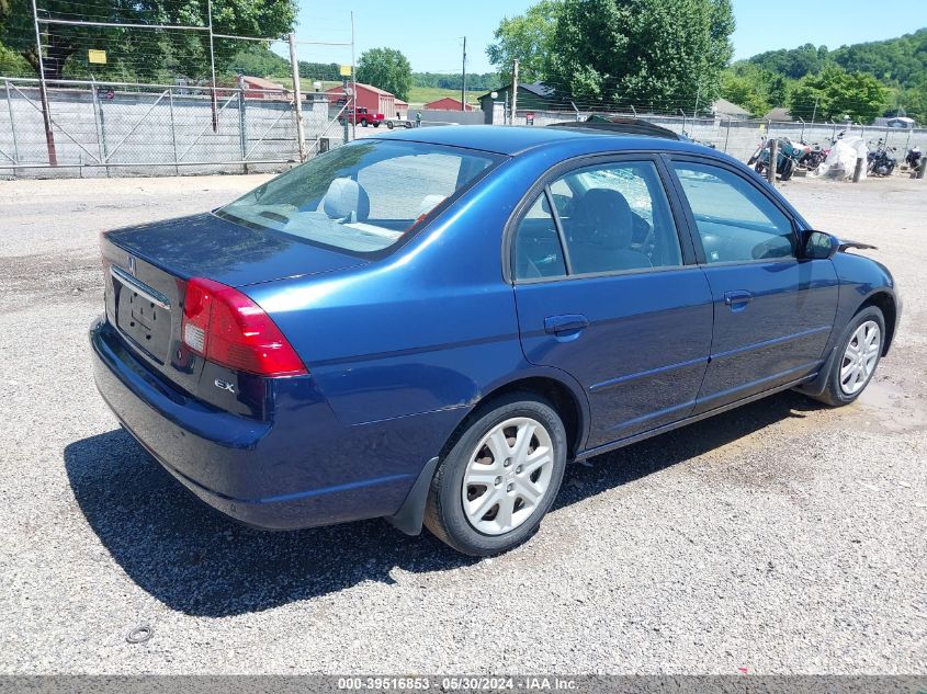 2003 Honda Civic Ex VIN: 1HGES267X3L036282 Lot: 39516853