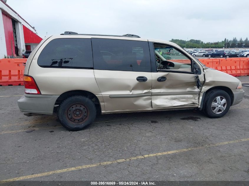 2001 Ford Windstar Lx VIN: 2FMDA51471BB29152 Lot: 39516869