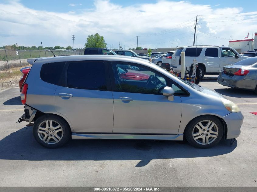 2008 Honda Fit Sport VIN: JHMGD38648S064215 Lot: 39516872