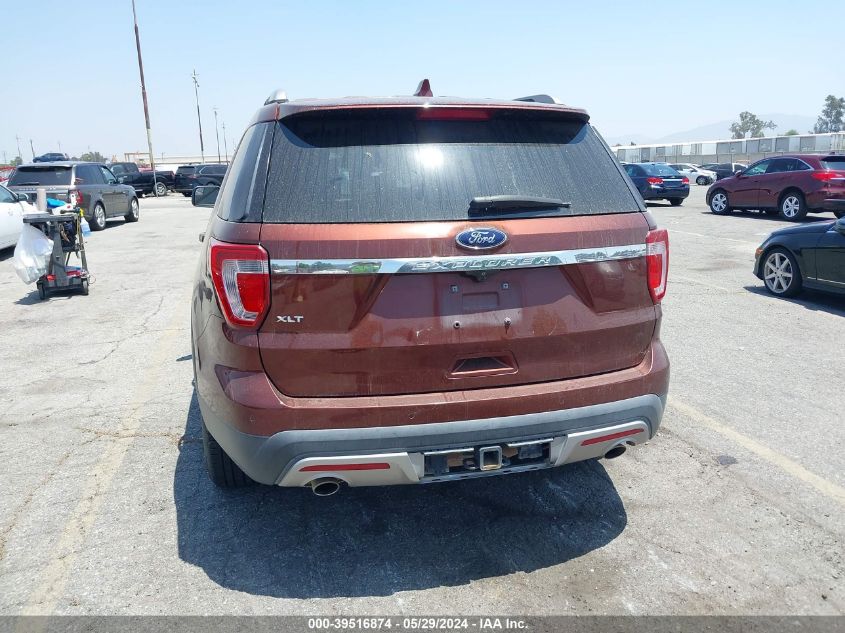 2016 Ford Explorer Xlt VIN: 1FM5K7D85GGA35333 Lot: 39516874