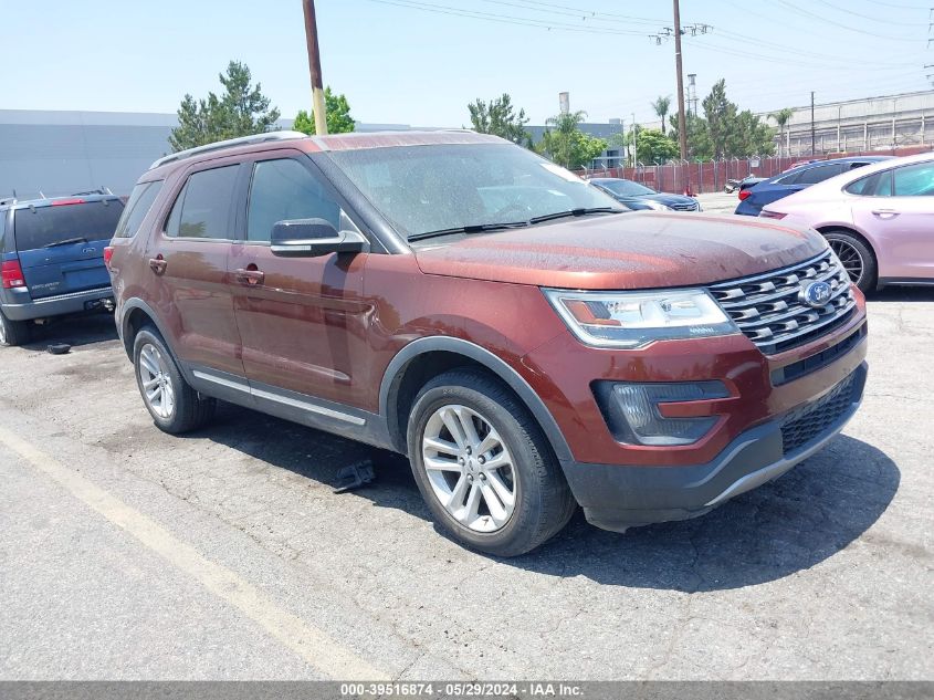 2016 Ford Explorer Xlt VIN: 1FM5K7D85GGA35333 Lot: 39516874