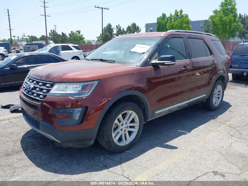 2016 Ford Explorer Xlt VIN: 1FM5K7D85GGA35333 Lot: 39516874