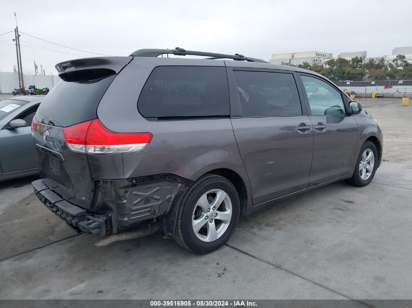 2011 Toyota Sienna Le V6 VIN: 5TDKK3DCXBS098883 Lot: 39516905