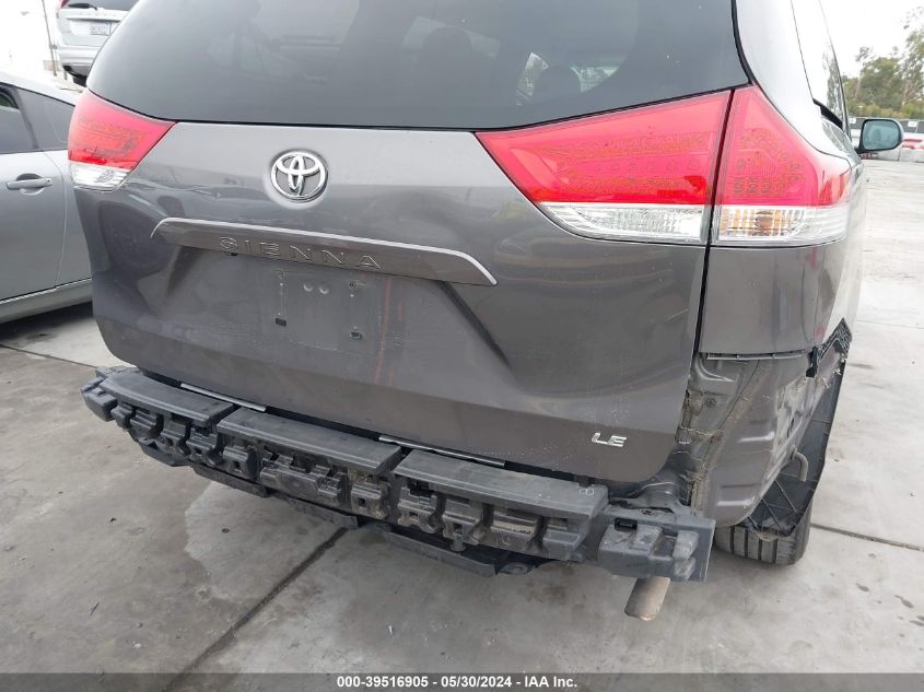 2011 Toyota Sienna Le V6 VIN: 5TDKK3DCXBS098883 Lot: 39516905