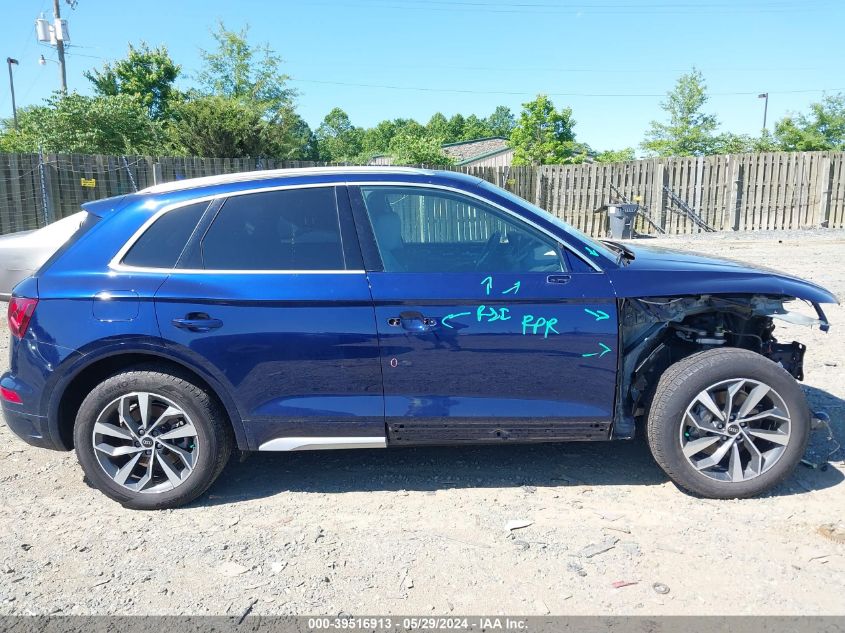 2022 Audi Q5 Premium Plus 45 Tfsi S Line Quattro S Tronic VIN: WA1EAAFY2N2094975 Lot: 39516913