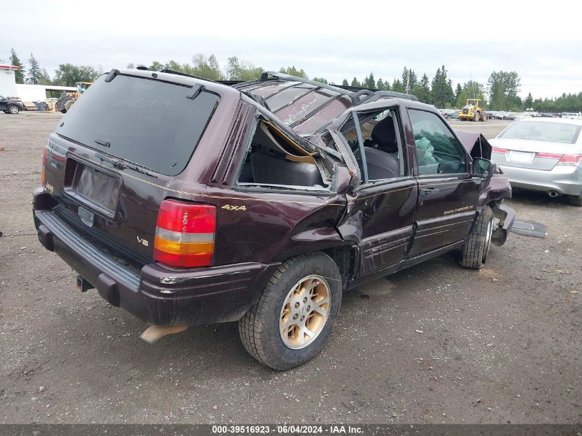 1997 Jeep Grand Cherokee Limited VIN: 1J4GZ78Y0VC578526 Lot: 39516923