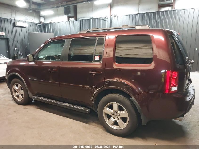 2009 Honda Pilot Ex-L VIN: 5FNYF48559B053607 Lot: 39516962