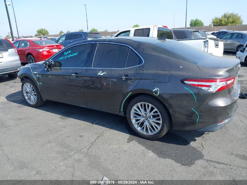 2018 Toyota Camry Hybrid Xle VIN: 4T1B21HK8JU506762 Lot: 39516979