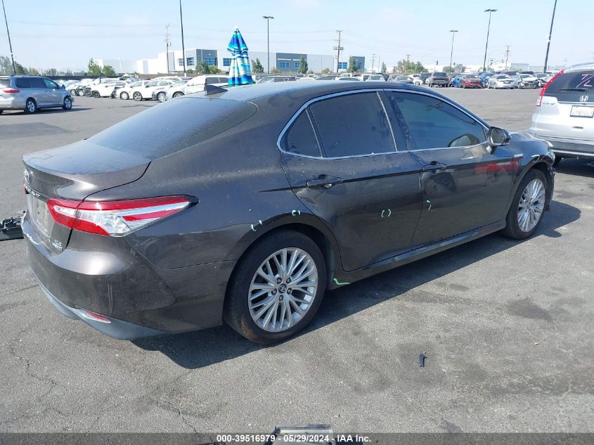 2018 Toyota Camry Hybrid Xle VIN: 4T1B21HK8JU506762 Lot: 39516979