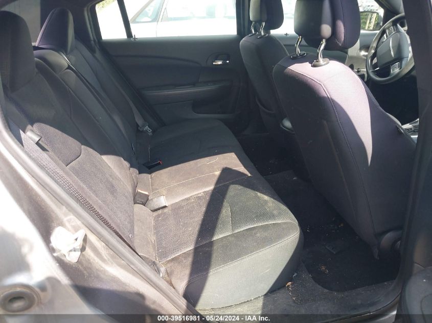 2012 Chrysler 200 Lx VIN: 1C3CCBAB0CN244792 Lot: 39516981