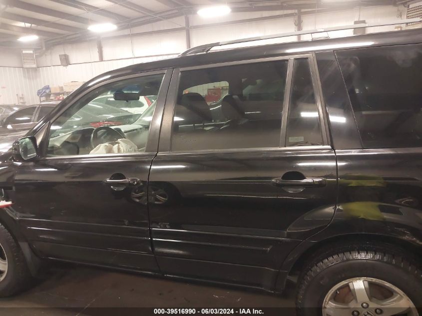 2007 Honda Pilot Ex-L VIN: 2HKYF18567H507912 Lot: 39516990