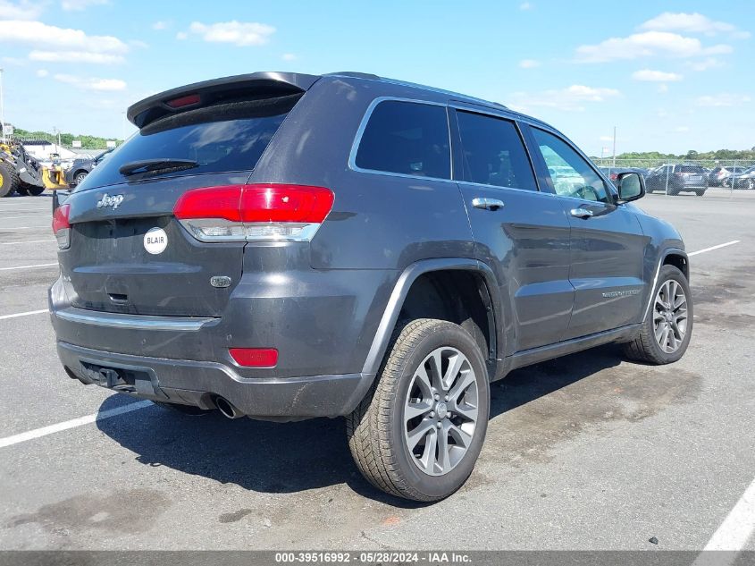 2017 Jeep Grand Cherokee Overland 4X4 VIN: 1C4RJFCG4HC964322 Lot: 39516992