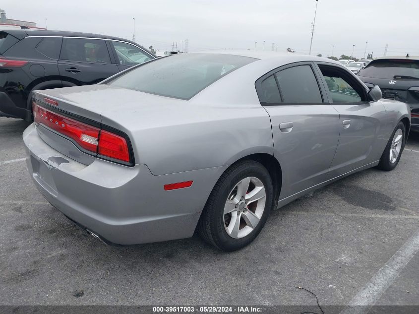 2013 Dodge Charger Se VIN: 2C3CDXBG4DH638701 Lot: 39517003