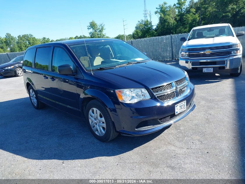 2016 Dodge Grand Caravan Se VIN: 2C4RDGBG0GR122534 Lot: 39517013