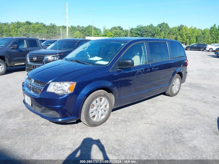 2016 DODGE GRAND CARAVAN SE - 2C4RDGBG0GR122534