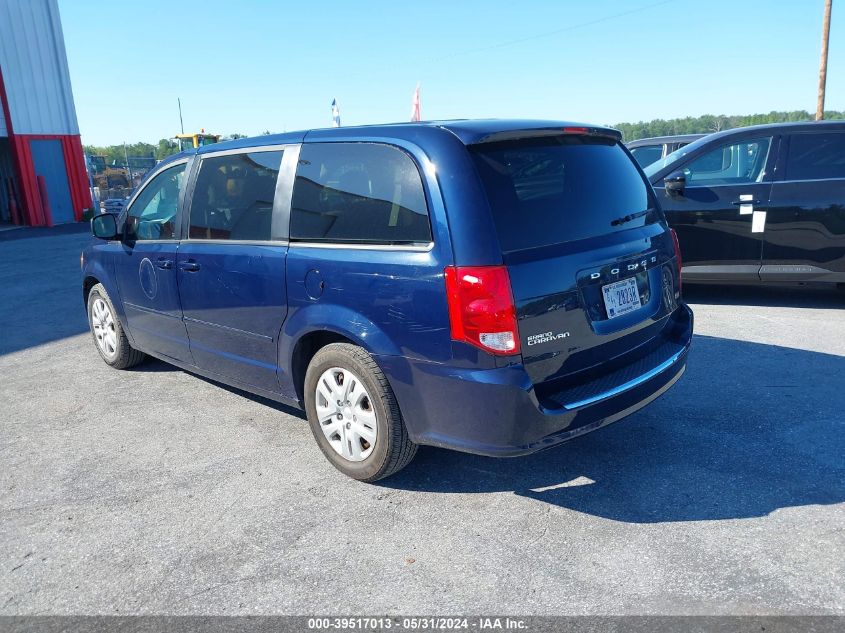 2016 Dodge Grand Caravan Se VIN: 2C4RDGBG0GR122534 Lot: 39517013