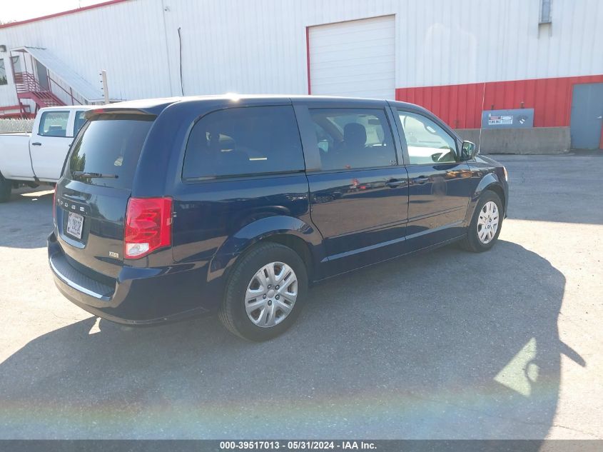 2016 Dodge Grand Caravan Se VIN: 2C4RDGBG0GR122534 Lot: 39517013