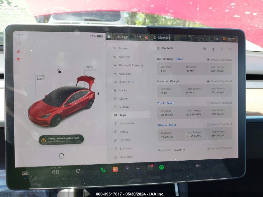 2020 Tesla Model 3 Long Range Dual Motor All-Wheel Drive VIN: 5YJ3E1EB5LF635963 Lot: 39517017