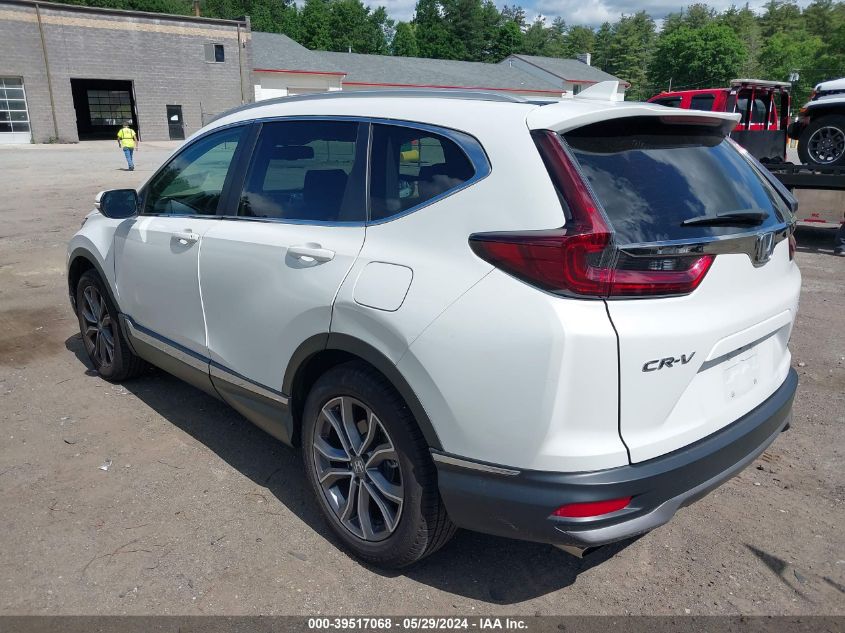 2HKRW2H91NH654021 2022 Honda Cr-V Awd Touring