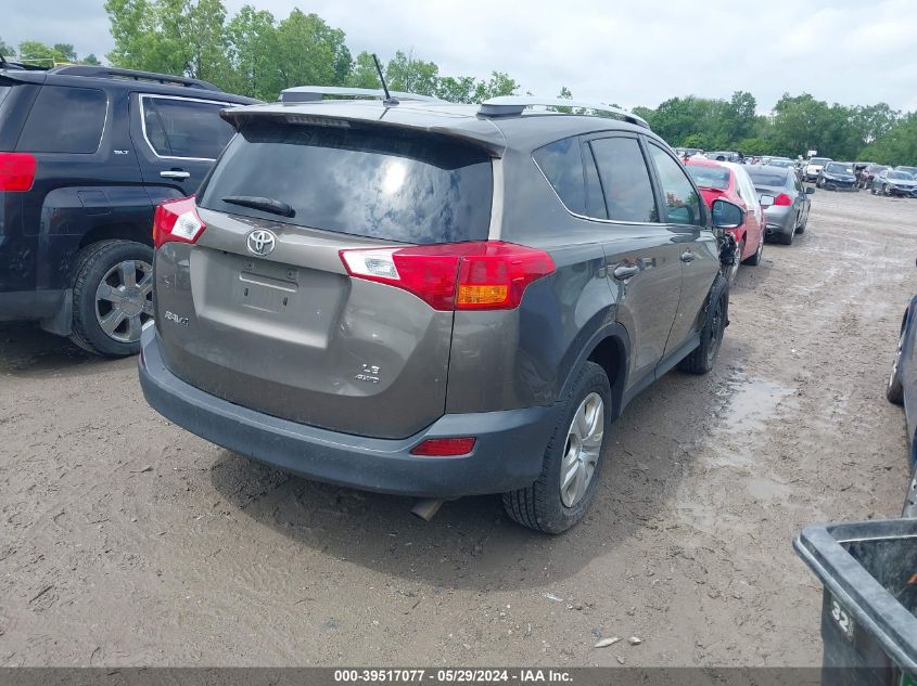 2015 Toyota Rav4 Le VIN: 2T3BFREV4FW274984 Lot: 39517077