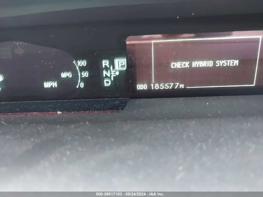 2011 Toyota Prius Two VIN: JTDKN3DU4B5353596 Lot: 39517103