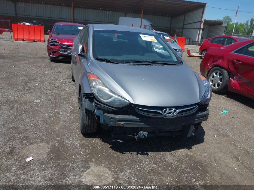 2013 Hyundai Elantra Gls VIN: KMHDH4AE5DU596972 Lot: 39517119