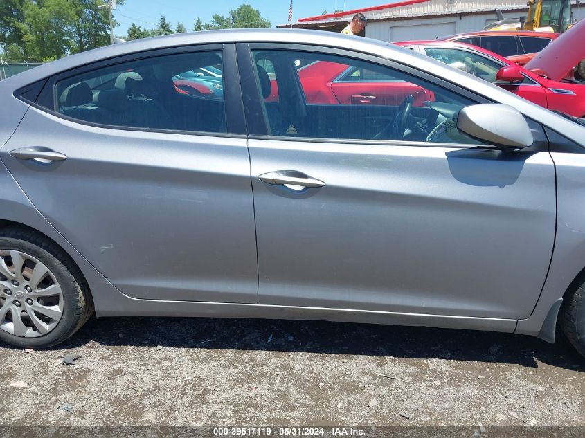 2013 Hyundai Elantra Gls VIN: KMHDH4AE5DU596972 Lot: 39517119