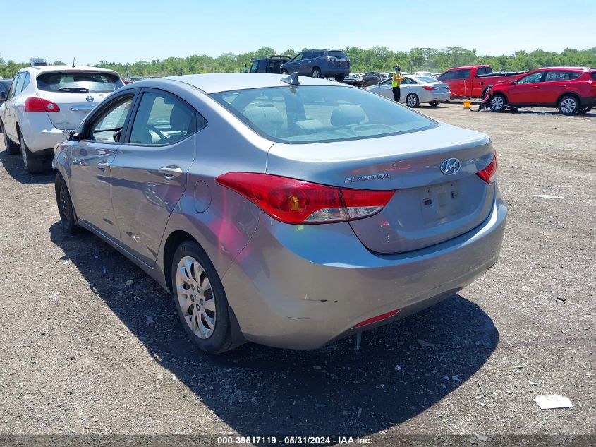 2013 Hyundai Elantra Gls VIN: KMHDH4AE5DU596972 Lot: 39517119