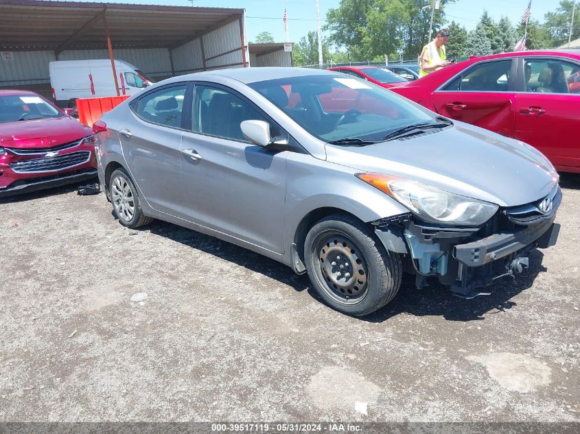 2013 Hyundai Elantra Gls VIN: KMHDH4AE5DU596972 Lot: 39517119