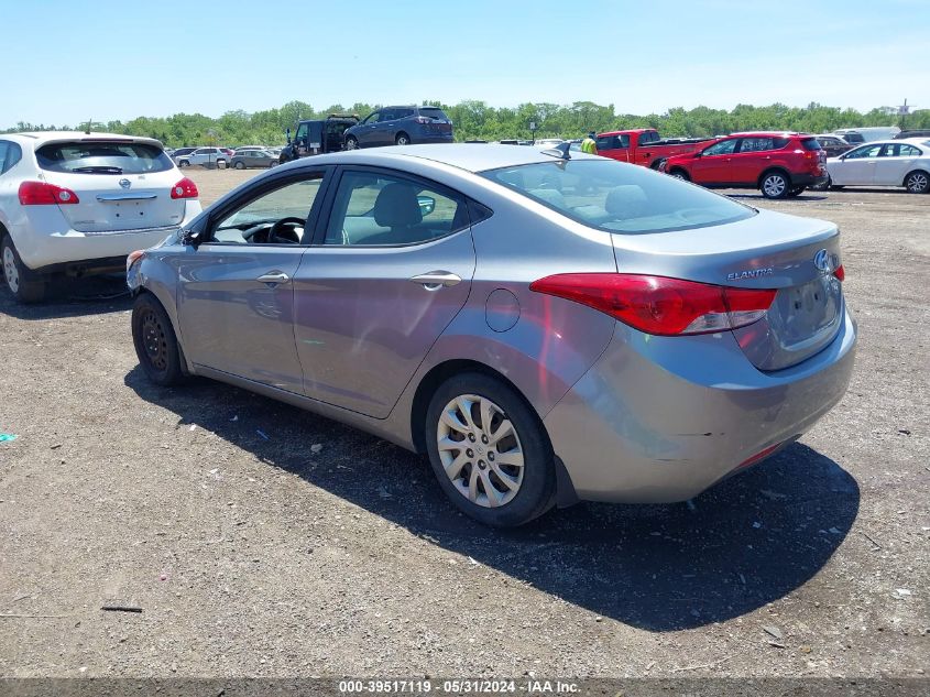 2013 Hyundai Elantra Gls VIN: KMHDH4AE5DU596972 Lot: 39517119