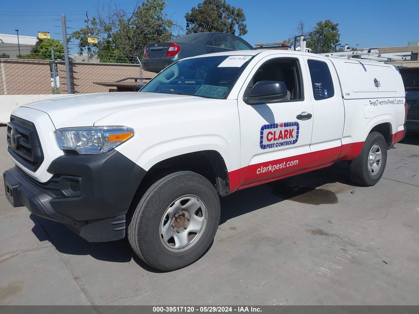 2022 TOYOTA TACOMA SR - 3TYRX5GN9NT043519