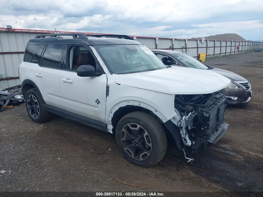 2022 Ford Bronco Sport Outer Banks VIN: 3FMCR9C68NRD68033 Lot: 39517133