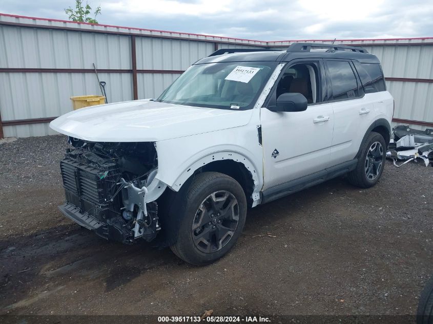 2022 Ford Bronco Sport Outer Banks VIN: 3FMCR9C68NRD68033 Lot: 39517133