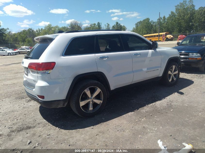 2015 Jeep Grand Cherokee Limited VIN: 1C4RJFBG3FC847829 Lot: 39517147