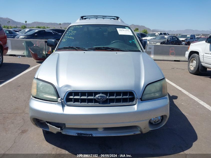 2004 Subaru Outback VIN: 4S3BH675X47642471 Lot: 39517152