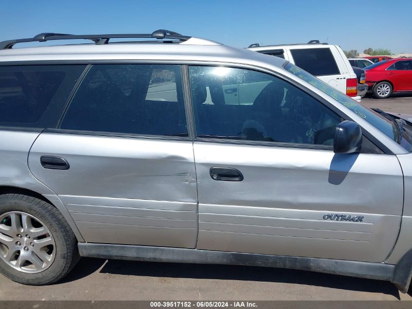 2004 Subaru Outback VIN: 4S3BH675X47642471 Lot: 39517152