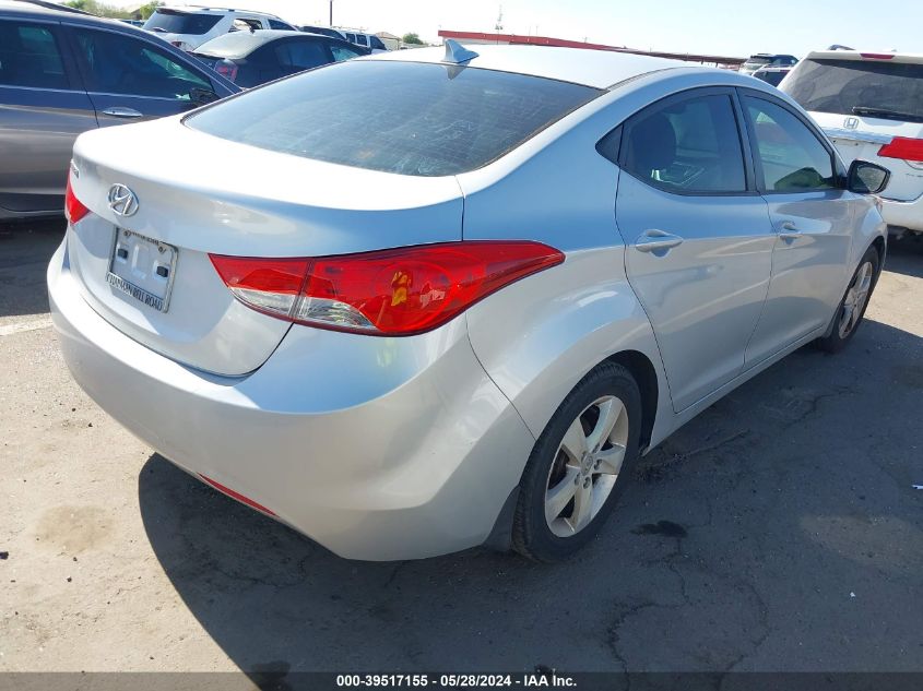 2013 Hyundai Elantra Gls VIN: 5NPDH4AE7DH153012 Lot: 39517155