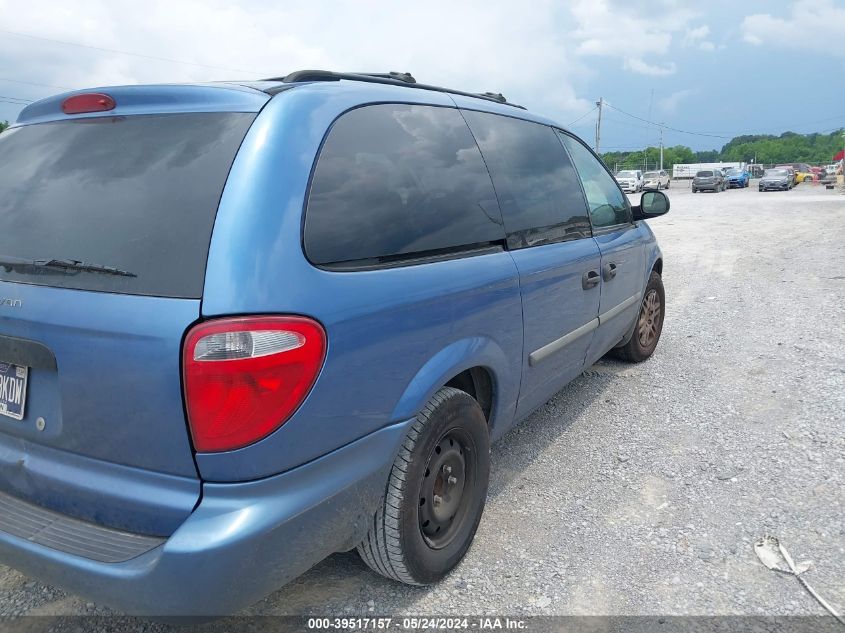 2007 Dodge Grand Caravan Se VIN: 1D4GP24R57B207144 Lot: 39517157