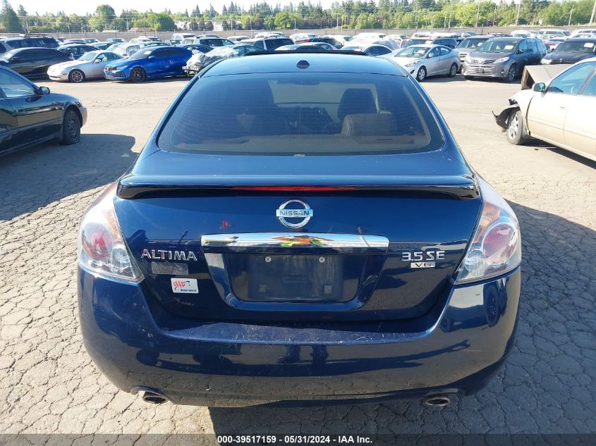 2007 Nissan Altima 3.5 Se VIN: 1N4BL21E47N407411 Lot: 39517159