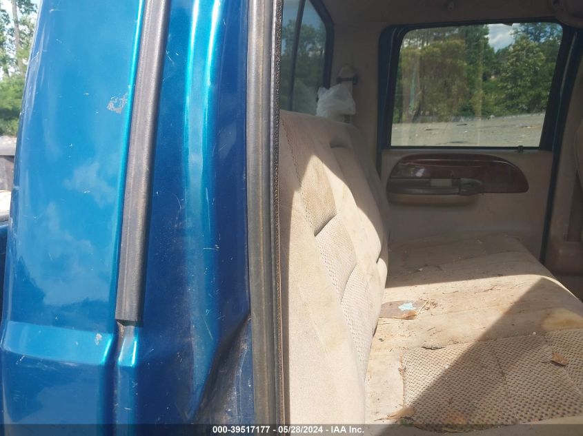 2000 Ford F-250 Lariat/Xl/Xlt VIN: 1FTNW20L7YEA42710 Lot: 39517177