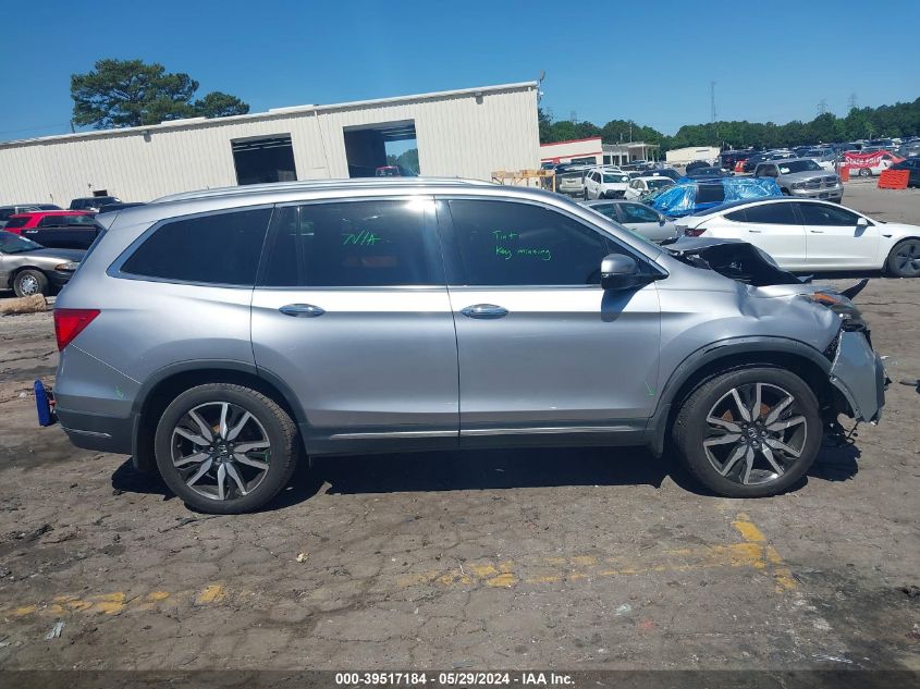 2019 Honda Pilot Elite VIN: 5FNYF6H07KB028908 Lot: 39517184